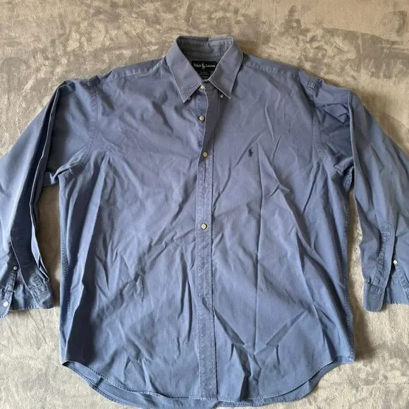 Men’s Ralph Lauren Blaire Cotton Long Sleeve Button Down Shirt XL OLDMONEY GORPC - Picture 2 of 7